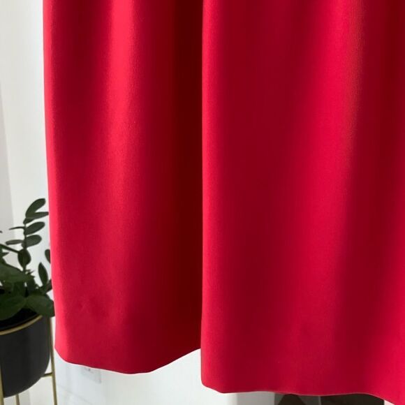 J. Crew Camille Dress Bright Pink Red Sleeveless Fit & Flare, Size 00 - Picture 4 of 7